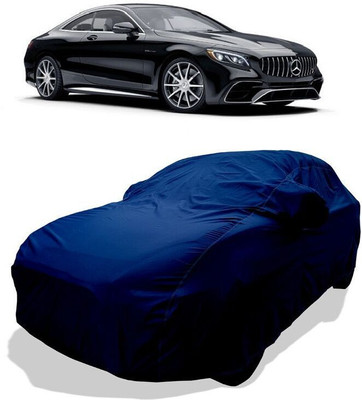 QLAX Car Cover For Maruti S-Class AMG S63 Coupe Petrol (With Mirror Pockets)(Blue)