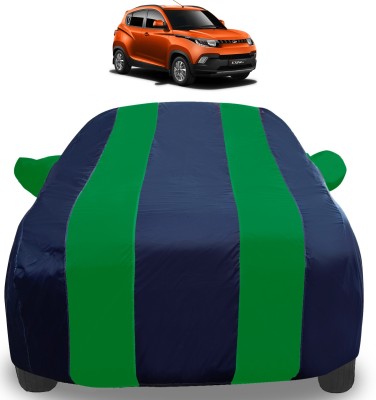 Amanzo Car Cover For Mahindra KUV100 (With Mirror Pockets)(Green)