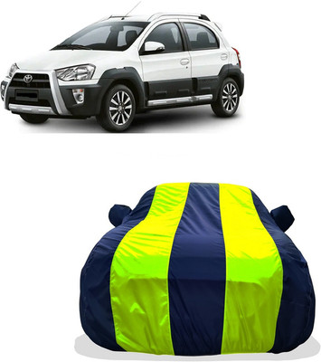 Tricway Car Cover For Toyota Etios Cross 1.2L G (With Mirror Pockets)(Yellow)