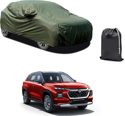 PAGORA Car Cover For Maruti Suzuki Grand Vitara (With Mirror Pockets)(Green)