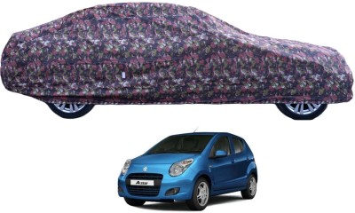 Auto Hub Car Cover For Maruti Suzuki A-Star (With Mirror Pockets)(Green)