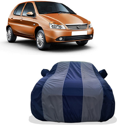 Tricway Car Cover For Tata Indica DLX (With Mirror Pockets)(Multicolor)