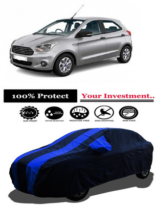 Amexride Car Cover For Ford Figo 1.5D Titanium Plus MT (With Mirror Pockets)(Multicolor)