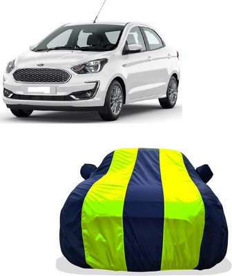 Tricway Car Cover For Ford Figo Aspire Titanium Automatic Petrol (With Mirror Pockets)(Yellow)