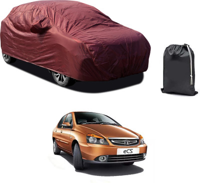 CODOKI Car Cover For Tata Indigo eCS (With Mirror Pockets)(Maroon)