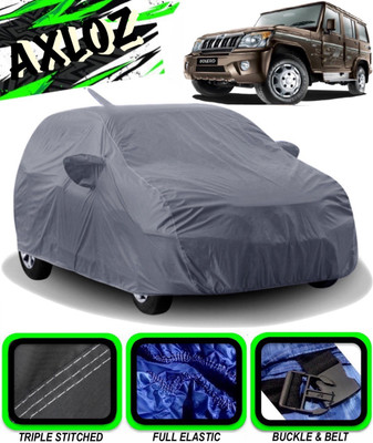 AXLOZ Car Cover For Mahindra Bolero (With Mirror Pockets)(Grey)