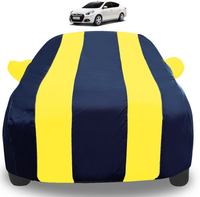 Auto Hub Car Cover For Renault Scala (With Mirror Pockets)(Yellow)