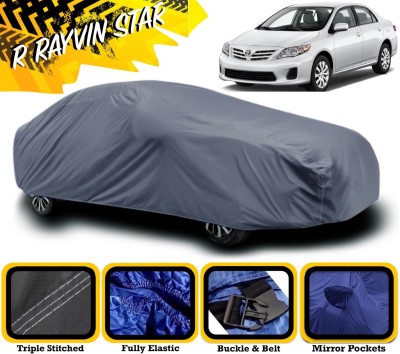 R Rayvin Star Car Cover For Toyota Corolla 2.4L (With Mirror Pockets)(Grey)