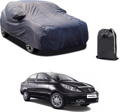 PAGORA Car Cover For Tata Manza (With Mirror Pockets)(Grey)
