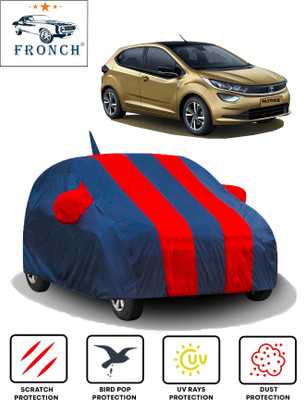 FRONCH Car Cover For Tata Altroz (With Mirror Pockets)(Red, Blue)