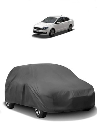 ARNEJA Car Cover For Volkswagen Vento (Without Mirror Pockets)(Grey)