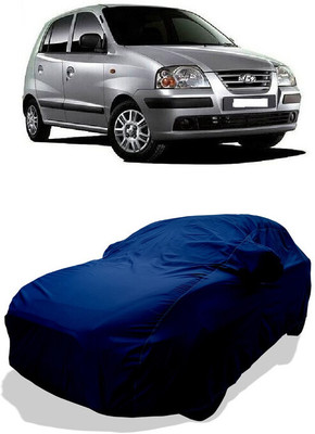 Coxtor Car Cover For Hyundai Santro Xing (With Mirror Pockets)(Blue)