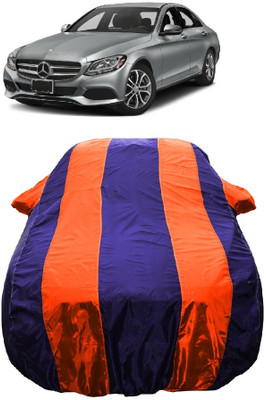 Wegather Car Cover For Mercedes Benz C-Class Progressive C 220d Diesel (With Mirror Pockets)(Orange)