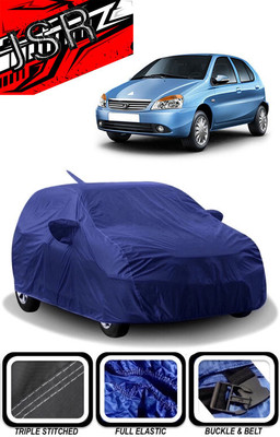 J S R Car Cover For Tata Indica DLX (With Mirror Pockets)(Blue)