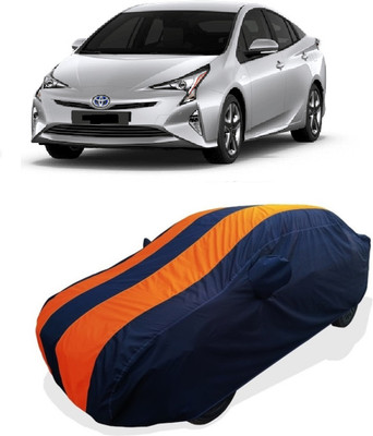 Coxtor Car Cover For Toyota Prius (With Mirror Pockets)(Orange)
