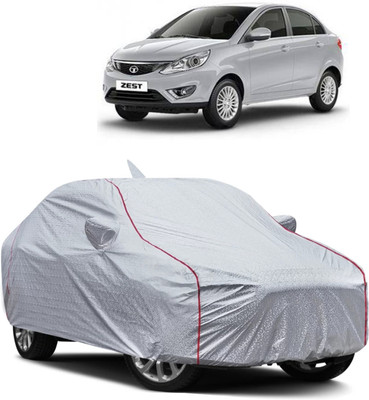 JBR Car Cover For Tata Zest (With Mirror Pockets)(Silver)