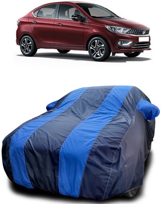 DIGGU Car Cover For Tata Tigor XZA Plus AMT Petrol (With Mirror Pockets)(Blue, Blue)