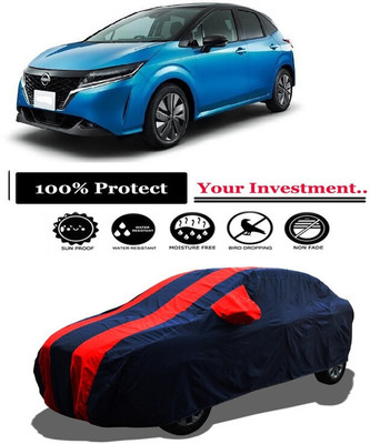 Amexride Car Cover For Nissan Note e-Power (With Mirror Pockets)(Red)