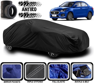ANTIRO Car Cover For Maruti Suzuki Swift Dzire (With Mirror Pockets)(Multicolor)