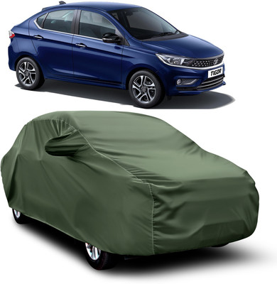 SXAWG Car Cover For Tata Tigor (With Mirror Pockets)(Green, For 2023 Models)