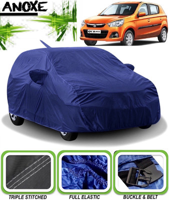 ANOXE Car Cover For Maruti Suzuki Alto K10 (With Mirror Pockets)(Blue)