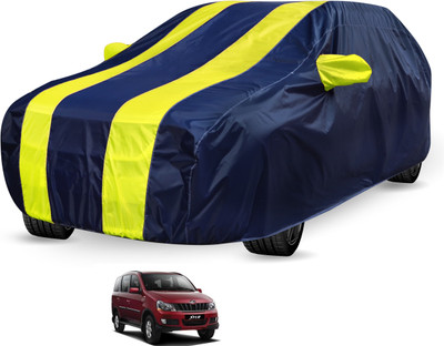 Auto Hub Car Cover For Mahindra Xylo (Without Mirror Pockets)(Black, Yellow)