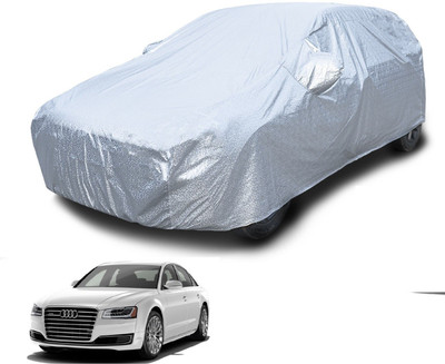 Euro Care Car Cover For Audi A8 (With Mirror Pockets)(Silver)