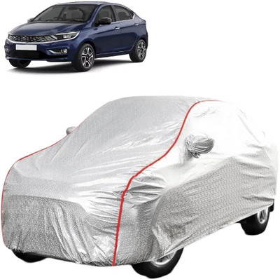 HMS Car Cover For Tata Tigor (With Mirror Pockets)(Silver)