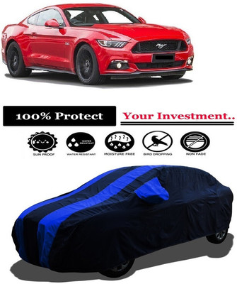 Amexride Car Cover For Ford Mustang (With Mirror Pockets)(Multicolor)