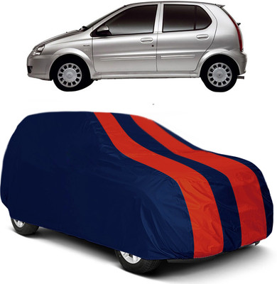 MoTRoX Car Cover For Tata Indica (Without Mirror Pockets)(Red, Blue)