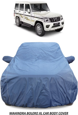 AUTOFIT Car Cover For Mahindra Bolero (With Mirror Pockets)(Blue)