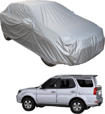 SS FOR YOUR SMART NEEDS Car Cover For Tata Safari Dicor (With Mirror Pockets)(Silver)