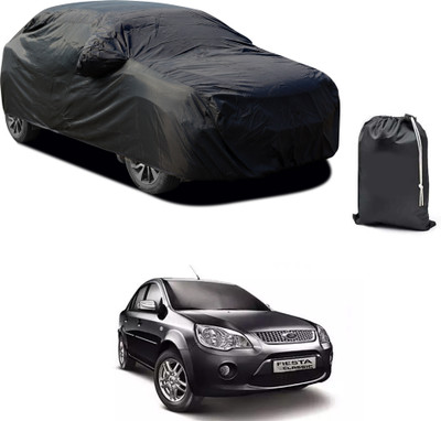 PAGORA Car Cover For Ford Fiesta Classic (With Mirror Pockets)(Black)