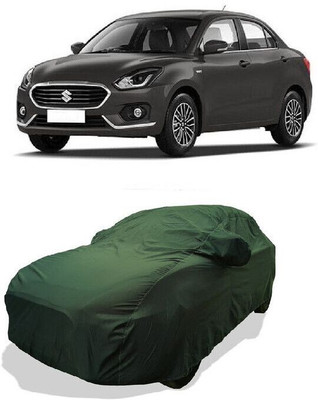 QLAX Car Cover For Maruti Swift Dzire VXI 1.2 Petrol (With Mirror Pockets)(Green)