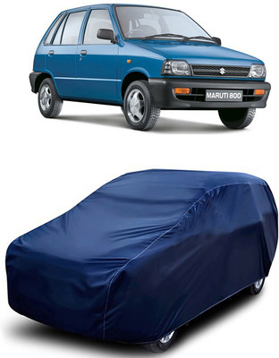 MoTRoX Car Cover For Maruti Suzuki 800 (Without Mirror Pockets)(Blue)