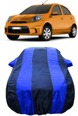 Wegather Car Cover For Nissan Micra Active XV S (With Mirror Pockets)(Blue)
