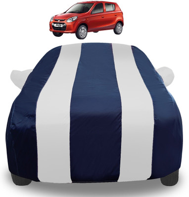Auto Hub Car Cover For Maruti Suzuki Alto 800 (With Mirror Pockets)(Silver)