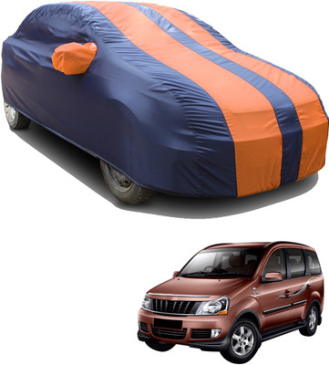 SS FOR YOUR SMART NEEDS Car Cover For Mahindra Xylo (With Mirror Pockets)(Orange, Blue)