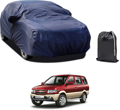 CODOKI Car Cover For Chevrolet Tavera (With Mirror Pockets)(Blue)