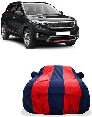 Tricway Car Cover For Kia Seltos GTX Plus AT D Diesel (With Mirror Pockets)(Red)
