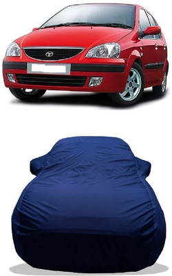Wegather Car Cover For Tata Indica Turbo (With Mirror Pockets)(Blue)