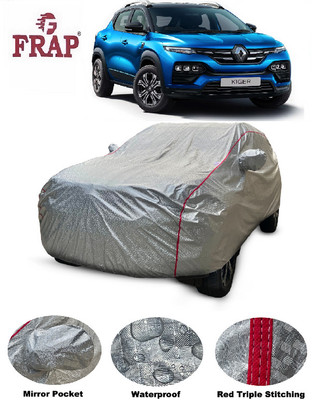 Frap Car Cover For Renault Kiger (With Mirror Pockets)(Silver, For 2021, 2022, 2023 Models)