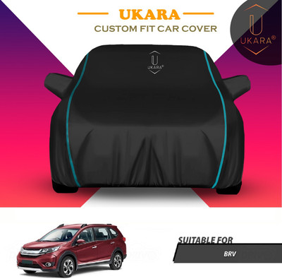 Ukara Car Cover For Honda BRV (With Mirror Pockets)(Black)