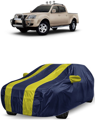ANTOFY Car Cover For Tata Xenon XT 2.2 (With Mirror Pockets)(Yellow, Blue)