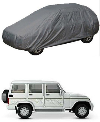 SnehaSales Car Cover For Mahindra Bolero (With Mirror Pockets)(Grey)