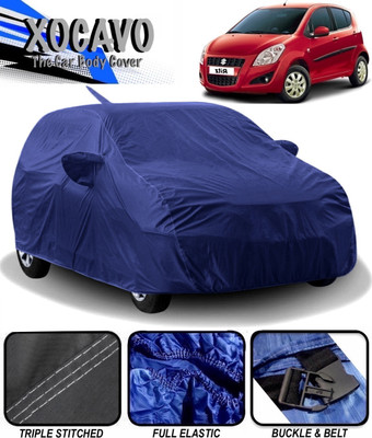 XOCAVO Car Cover For Maruti Suzuki Ritz (With Mirror Pockets)(Blue)