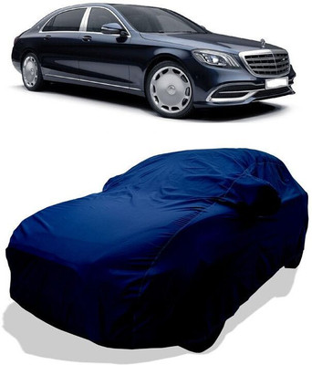 QLAX Car Cover For Maruti S-Class Maybach S560 Petrol (With Mirror Pockets)(Blue)