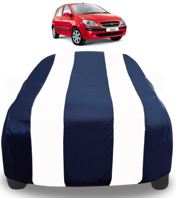 Auto Hub Car Cover For Hyundai Getz (With Mirror Pockets)(White)