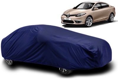 MAVENS Car Cover For Renault Fluence (With Mirror Pockets)(Blue)