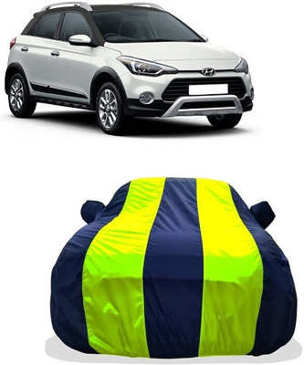 Tricway Car Cover For Hyundai i20 Active 1.4 SX with AVN (With Mirror Pockets)(Yellow)